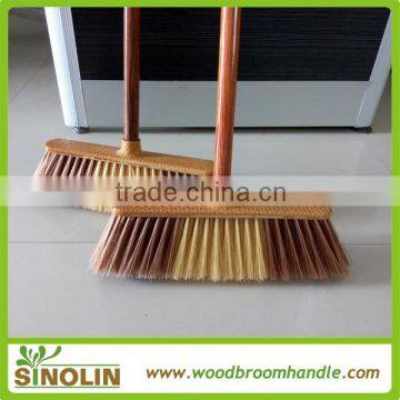 SINOLIN Various sweeping broom with wooden broom handle, cleaning plastic broom