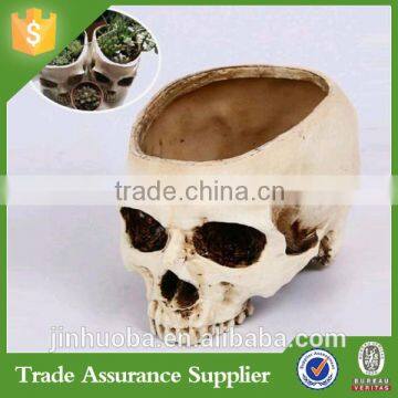 Customized Resin Realistic Skull Flower Pot