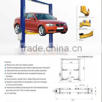 two side release hydraulic lift mobile hydraulic lift