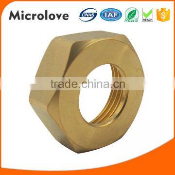 Customized industrial hex brass flange nuts