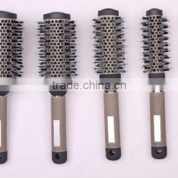 rotating ceramic hair brush with magnet handle