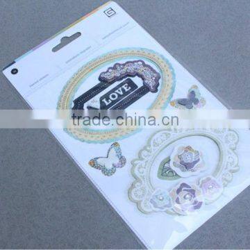 Cheap PVC sticker,3d layers sticker,double layer label sticker