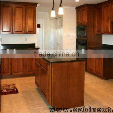 laminate solid wood kitchen cabinet