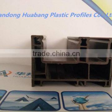 China plastic color upvc profile/rubber profile/pvc door and window profile