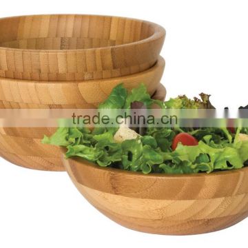 eco- friendly Bamboo Salad bowl high quantity bamboo