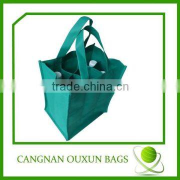 non woven 6 bottle disposable wine totes