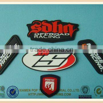 Silicone label badge for bags