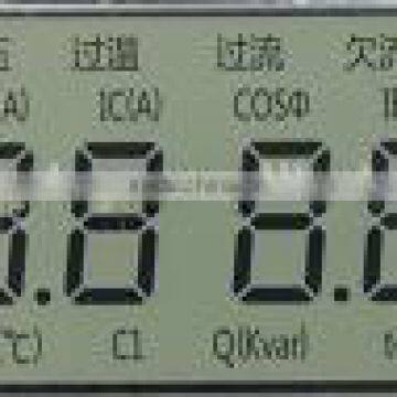 STN 6-digit 7 segment LCD Display