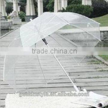 LX0002 Ningbo Lanxing PEVA beach umbrella Wholesale outdoor rain Transparent Environmental protection kazbrella umbrella                        
                                                Quality Choice
