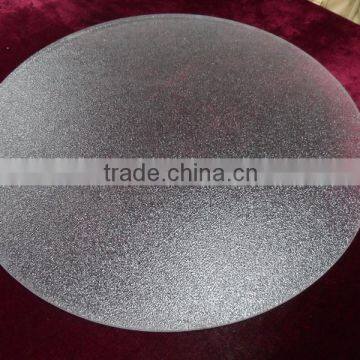 Round plexiglass table top