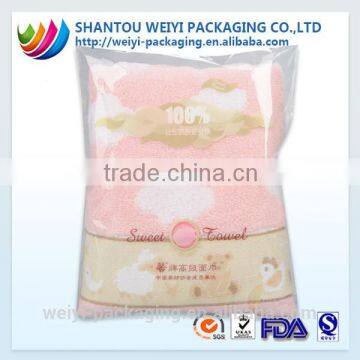 Cellophane bag for packing clothes