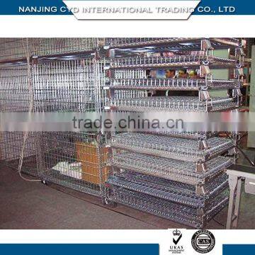 China Supplier Industrial Foldable Collapsible Wire Mesh Container