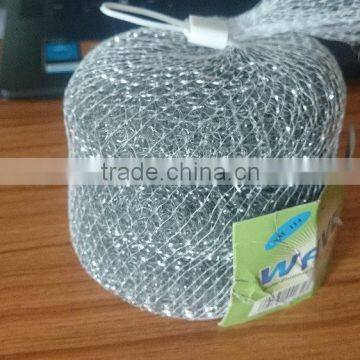 kitchen cleaning Galvanized wire knitting mesh scourer