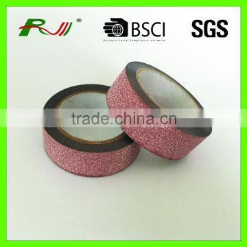 waterproof decoratie colorful glitter tape