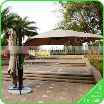 3x6m double square outdoor roman umbrella with 360 degree rotation