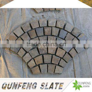 cut-to-size stone form and erosion resistance antacid natural edge rusty slate floor tile garden stone molds