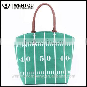 Free Shipping Personalized Cotton Football Field Bag