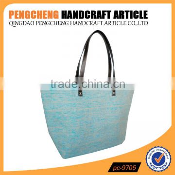 Fashion women handbag jute tote bag