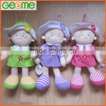 30cm Custom Soft Toy Doll with Hat