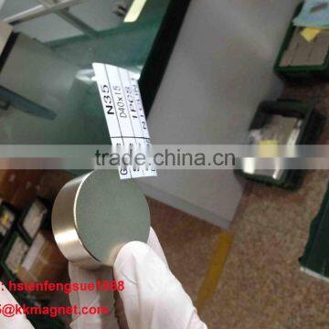 N35 N42 N52 D40x15 Neodymium Magnet