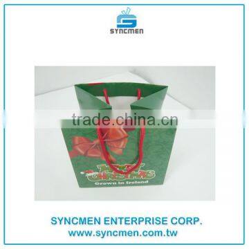 Colorful Design Full Color Printed Small Paper Bags With Rope Handle photo-2