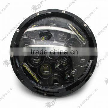 Standard 7'' 75w Jeep Led Headlight With Turn Signal Function