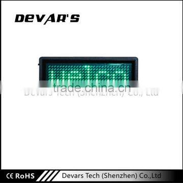 Wholesale programmable custom printing welco button led name badge