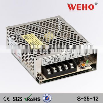 35w single output model 12v led switch power supply