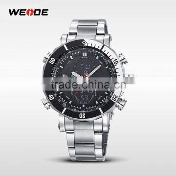 Weide Watches Men Military Wrist Watch Men Quartz Digital Stainless Steel Back Water Resistant Watches photo-2