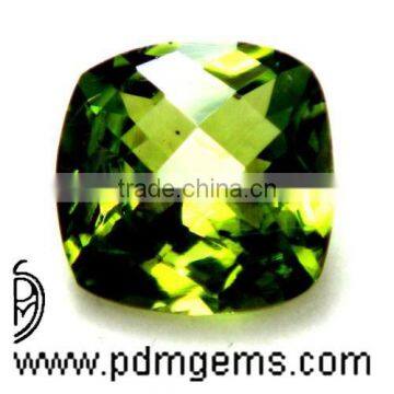 Peridot Cushion Briolette For White Gold Jewelry From Wholesaler