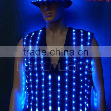 RF Remote Control Pixel LED Light Hip Hop Dance Costumes