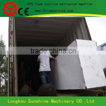 Full Automatic Decorative Polystyrene Cornice Molding Extrusion Machine photo-6