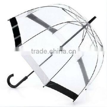 23''*8K Clear PVC Umbrella,Umbrella PVC ,Transparent Dome Umbrella photo-2