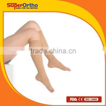 A8-005 Ultra Comfort Under knee Open Toes medical compression stocking