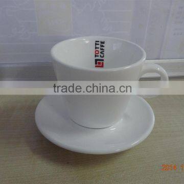 Ceramic Coffee Cup with Saucer