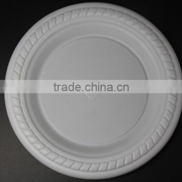 7 inch round shape PS plastic plate