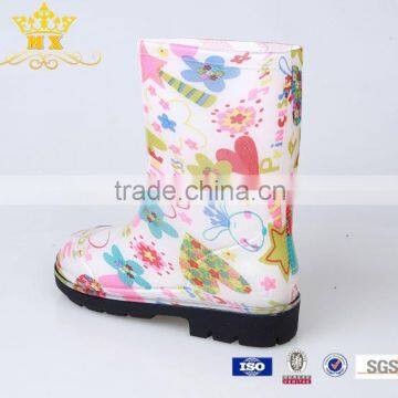 cheap and Beautiful PVC Kids Rain Boots Ankle Boots