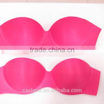 One piece foam cup bra cup for ladies(BCA-055)