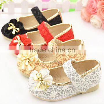 D5 princess New Fashion Super flower dacning soft sole baby shoes