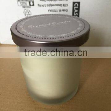 100% natural vegatable soy wax gass jar with lid candle