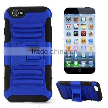 3in1 Hybrid robot armor kickstand phone defender case for iphone6 Stand cover case