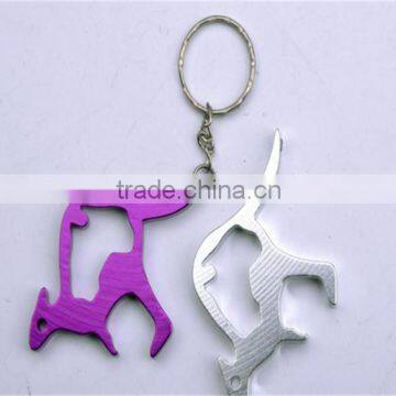 Metal Bottle Opener Can opener with Keyring Keychain Promotional Gift