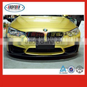 body kits M Style front splitter bumper lip FOR BMW M4 F82 M3 F80 carbon fiber 2014-2016