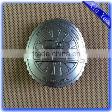 Promotional Club High Quality Zinc Alloy Antique Bronze Car Badge