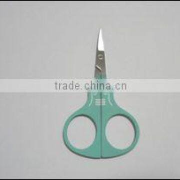 Guita shaped rubber plastic handle stainless steel scissors