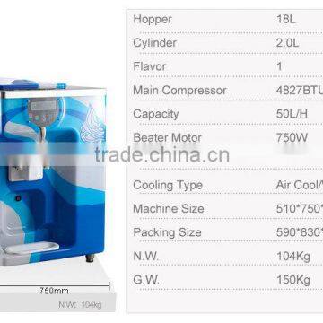 compete to Carpigiani summerstar series ice cream machine
