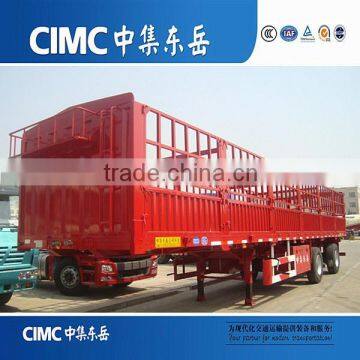 CIMC China Manufacturer Tri Axle Stake Semi Trailer Tractor By Beiben Head