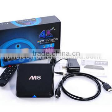 2015 Hottest Quad Core TV BOX Amlogic S802 Quad Core Android Smart TV BOX With All Aluminum android tv box