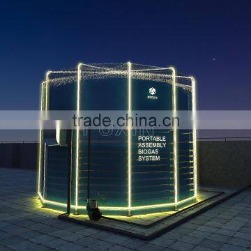 New15m3 Portable Assembly Biogas System Food Waste Treatment Plant photo-4