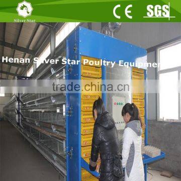 Hot galvanized wire mesh fully automatic chicken coops for laying hens